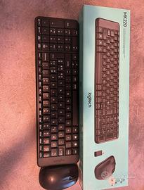 Tastiera e mouse wireless Logitech