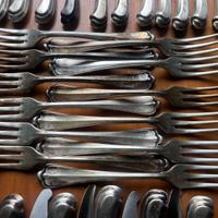 Servizio per 12 posate argento modello San Marco