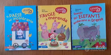 3 LIBRI Io leggo in minuscolo --NUOVI--