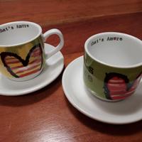 Tazzine da caffè EGAN con piatino