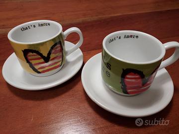 Tazzine da caffè EGAN con piatino