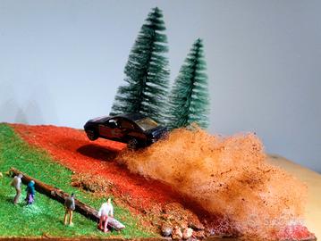 Diorama artigianale Rally 