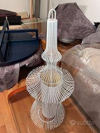 Lampadario a sospensione in ferro battuto