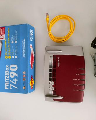 Modem Router VoIP FRITZ!Box 7490