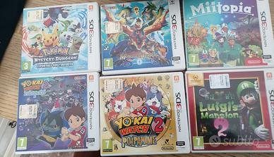 giochi switch e Nintendo 3ds