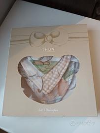 set tre bavaglini Thun 