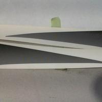 ADESIVO GRIGIO SERBATOIO TDM 850 1998 YAMAHA 4tx24