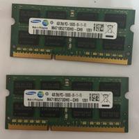 RAM Samsung 8GB (2×4GB) DDR3 per Notebook