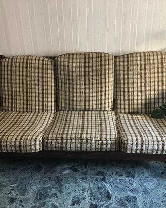 Set 3 divani, 3 posti + 2 singoli