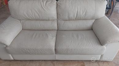 Divano Poltronesofà in pelle – 2 posti maxi