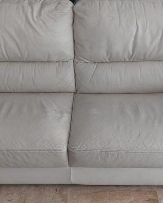 Divano Poltronesofà in pelle – 2 posti maxi