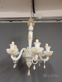 lampadario in vetro di  murano 