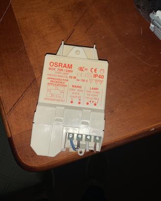 Reattore trasformatore lampade 70w