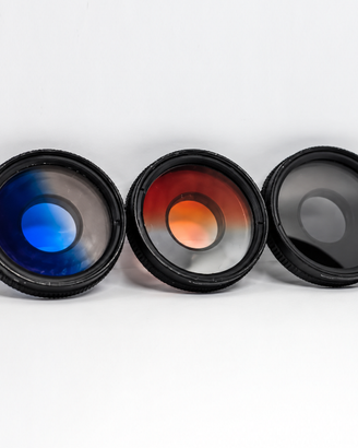 AUKEY 3 Filtri Colorati Graduati 37mm Universali