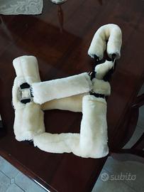 capezza equitazione con pelliccia sintetica