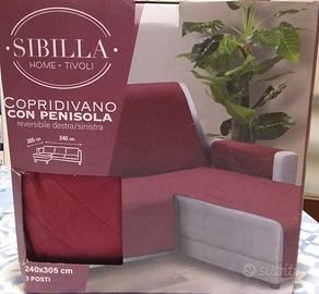 COPRIDIVANO ROSSO CON PENISOLA