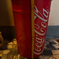 Latta/cestino coca-cola vitage