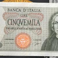 Banconota 5000 lire Colombo 1º tipo 1964