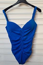 Costume intero blu elettrico contenitivo taglia L