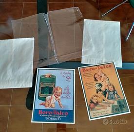 2 STAMPE BOROTALCO ROBERTS SU CARTA VINTAGE NUOVE