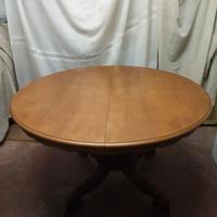 Tavolo antico rotondo allungabile