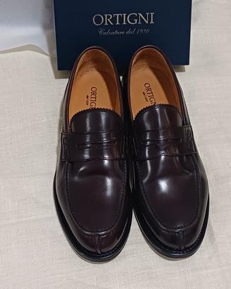 mocassini penny loafer Ortigni made in italy