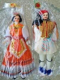 Bambole souvenir grecia vintage