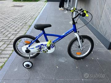 Bici bimbo con ruotine