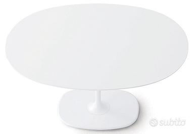 Tavolo ovale Arper / Dizzie bianco