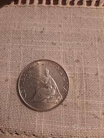 moneta 500 lire argento 1861/1961