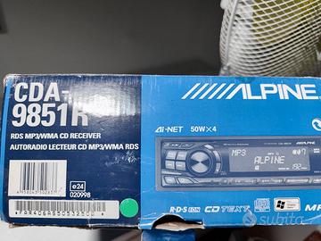 Autoradio ALPINE modello CDA-9851R  RDS MP3/WMA CD