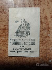 Reliquia Padre Leopoldo anni '30