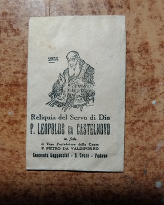 Reliquia Padre Leopoldo anni '30