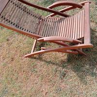 Sdraio in legno giardino 