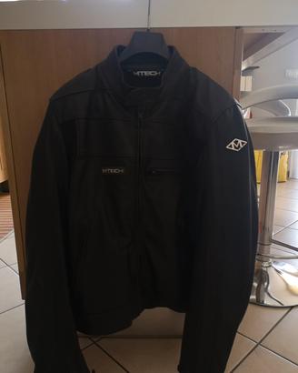 giubbotto in pelle da moto 