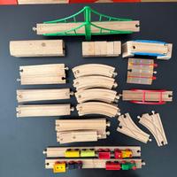 Maxi Set Treno in Legno BRIO - 68 Pezzi + Locomoti