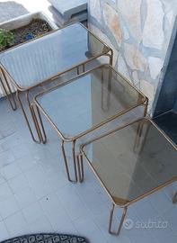 tavolini a incastro vintage. 