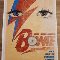 poster David Bowie vintage Wallart Musica 