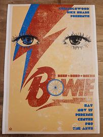 poster David Bowie vintage Wallart Musica 
