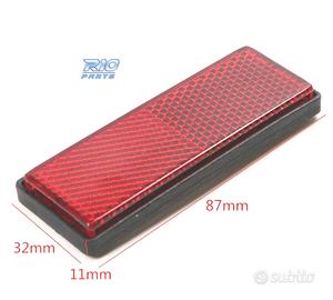 SET DI 2 CATADIOTTRI DI COLORE ROSSO