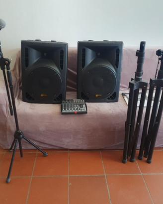 impianto audio professionale