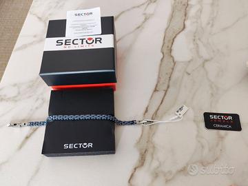 Bracciale Sector Uomo ceramica SAFR28 blu