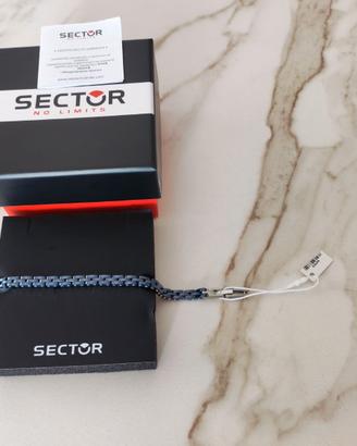 Bracciale Sector Uomo ceramica SAFR28 blu