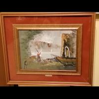 2 dipinti ad olio di Mino Argento 