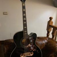 Epiphone EJ200 SCE black