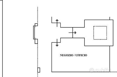 NEGOZIO-UFFICIO IN CENTRO con parcheggio