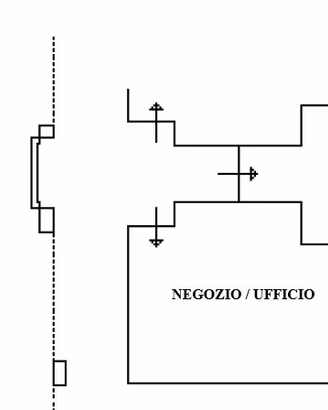 NEGOZIO-UFFICIO IN CENTRO con parcheggio