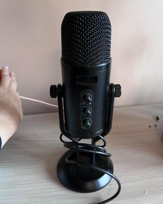 Microfono podcast USB a condensatore