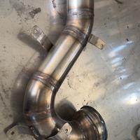 Downpipe sportivo per abarth 500