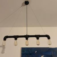 Lampadario da soffitto stile industriale